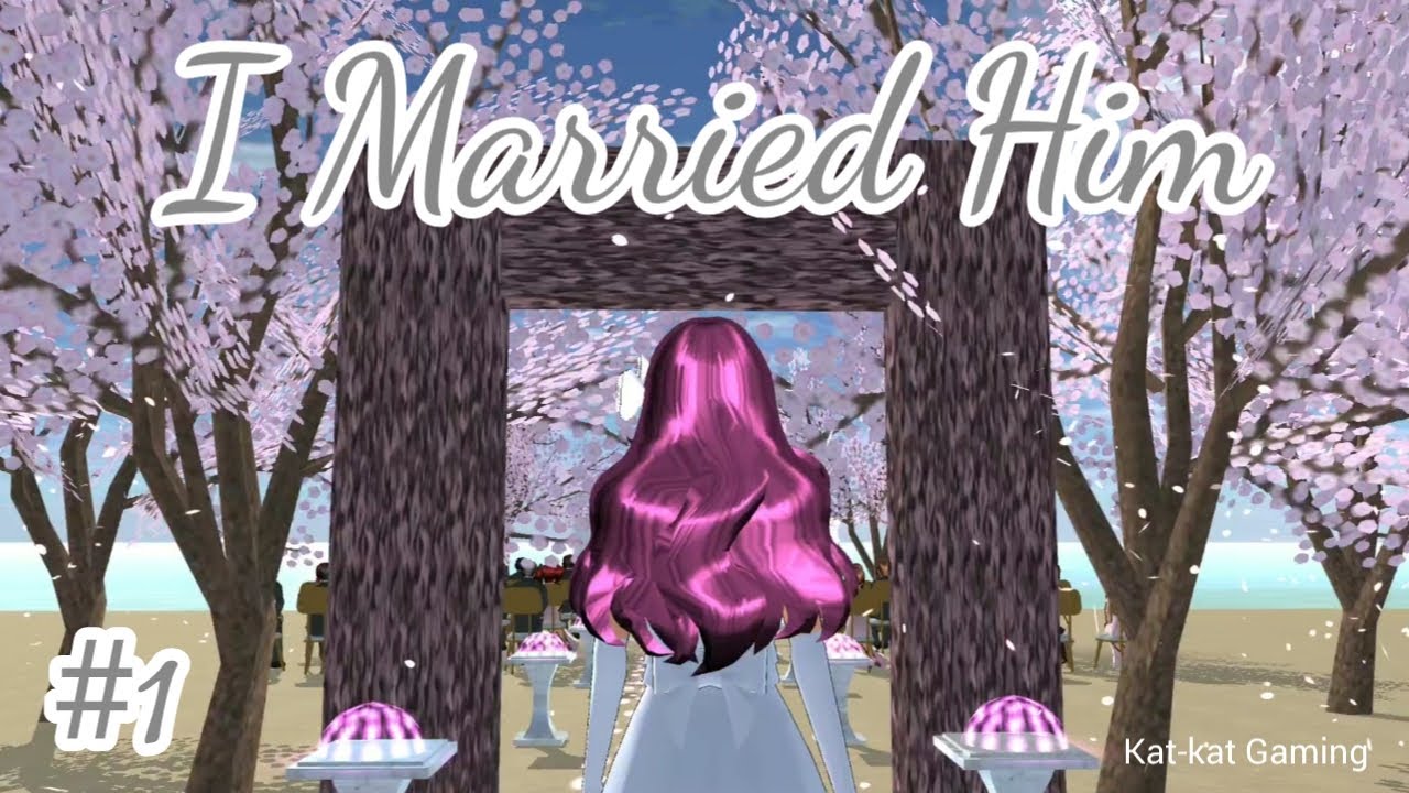 Я вышла за него замуж 💕 (Часть 1) | История любви в Sakura School Simulator | Kat-kat Gaming