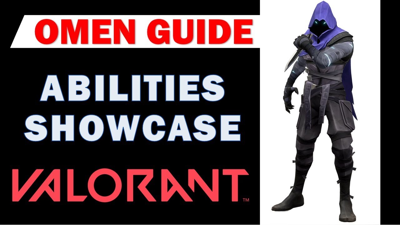 Valorant: Omen Abilities Showcase | Omen Guide | Teleportation, Shrouded Step, Paranoia, Dark Cover