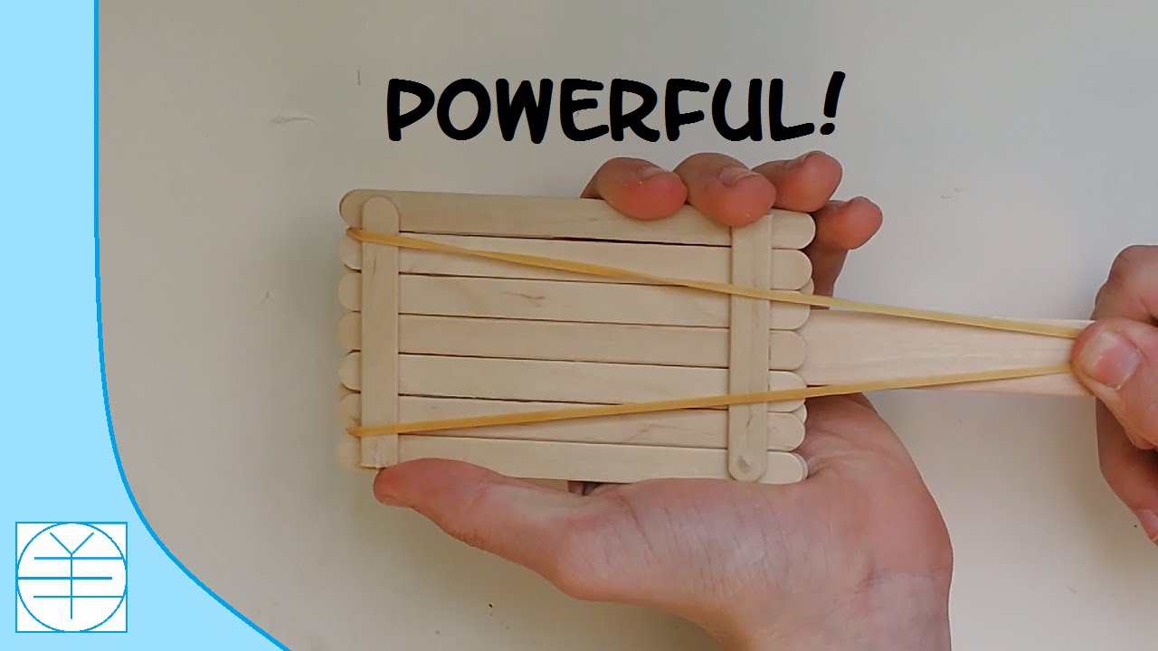 How to Make A Popsicle Stick Shooter. (Full HD)