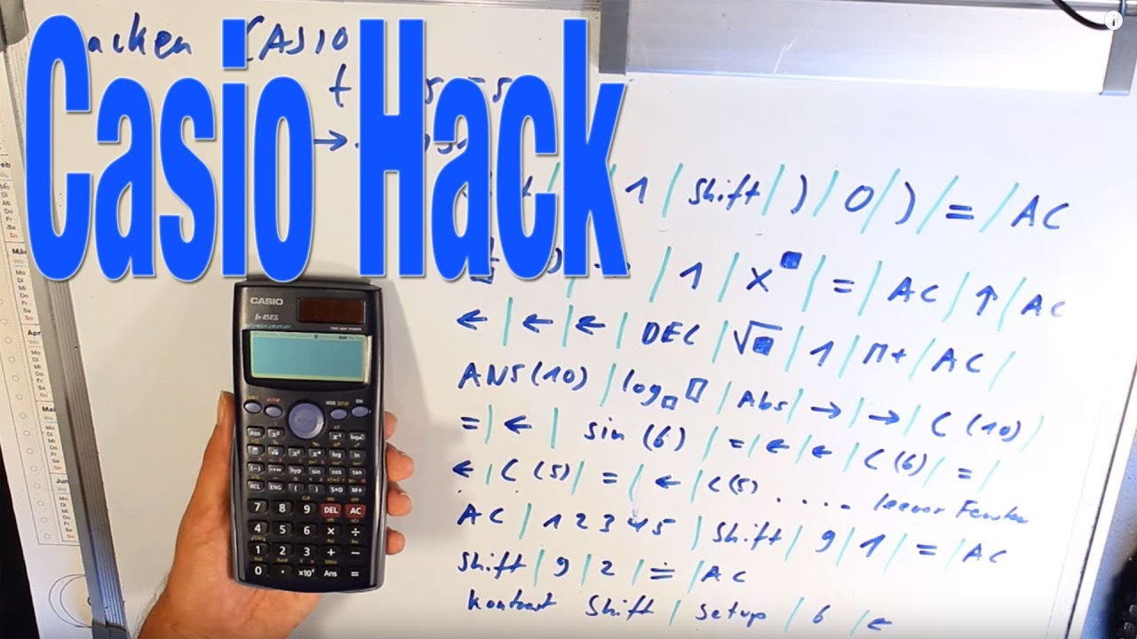 Casio fx 85ES Hack -  Upgrade auf Casio fx 991 - Best AbiMatheSpicker ever #ET5M