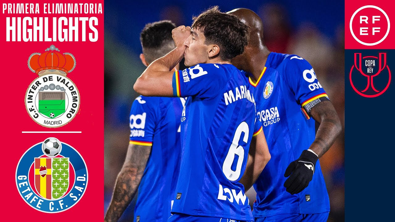 Resumen #CopaDelReyMAPFRE | CF Inter Valdemoro 0-11 Getafe CF | Primera Eliminatoria | T. 2025/26