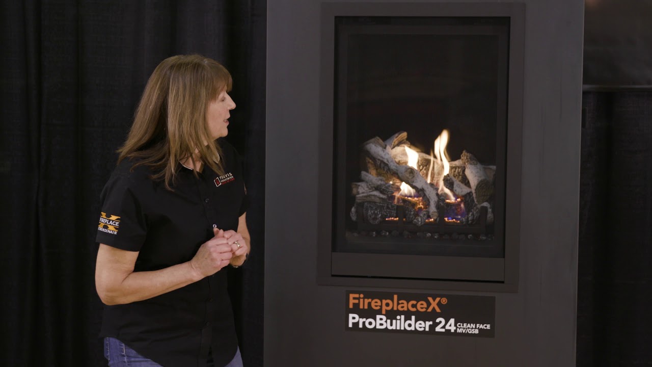 NEW FireplaceX Pro Builder 24 Gas Fireplace