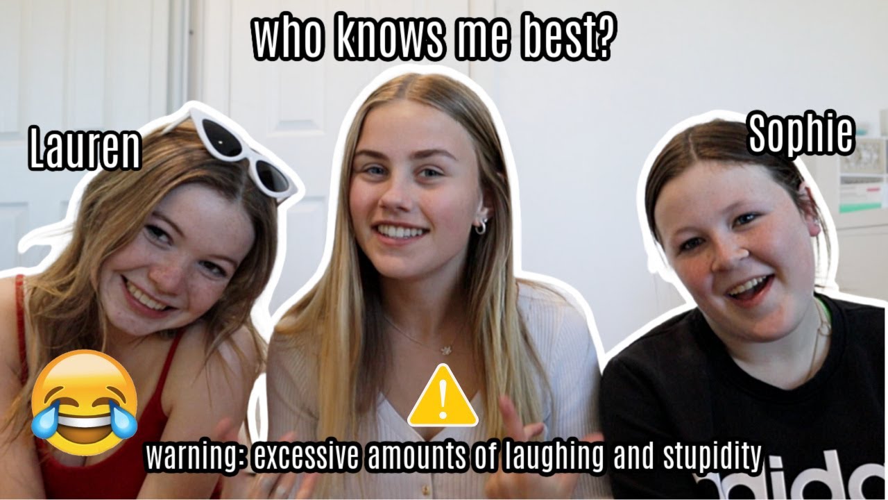 WHO KNOWS ME BETTER - VERY CHAOTIC!! feat. Lauren and Sophie