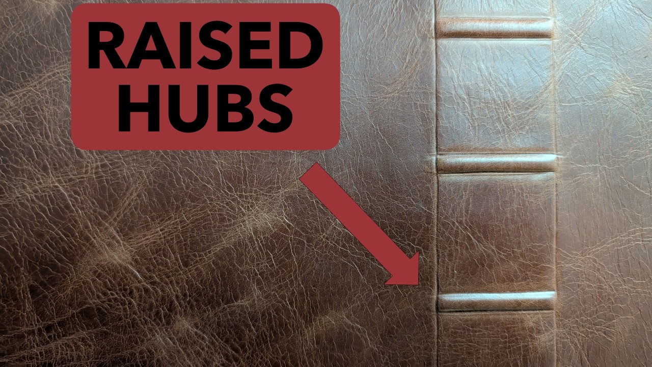 Creating Raised Hubs on a Leather Spine | DIY Rebinding Technique
