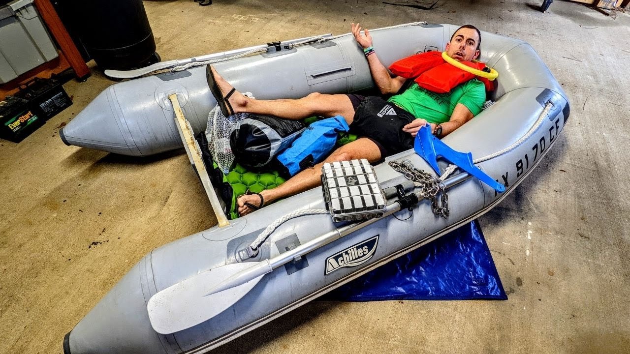 SLEEPING/Camping On An 8' Inflatable Dinghy? Enough Room?