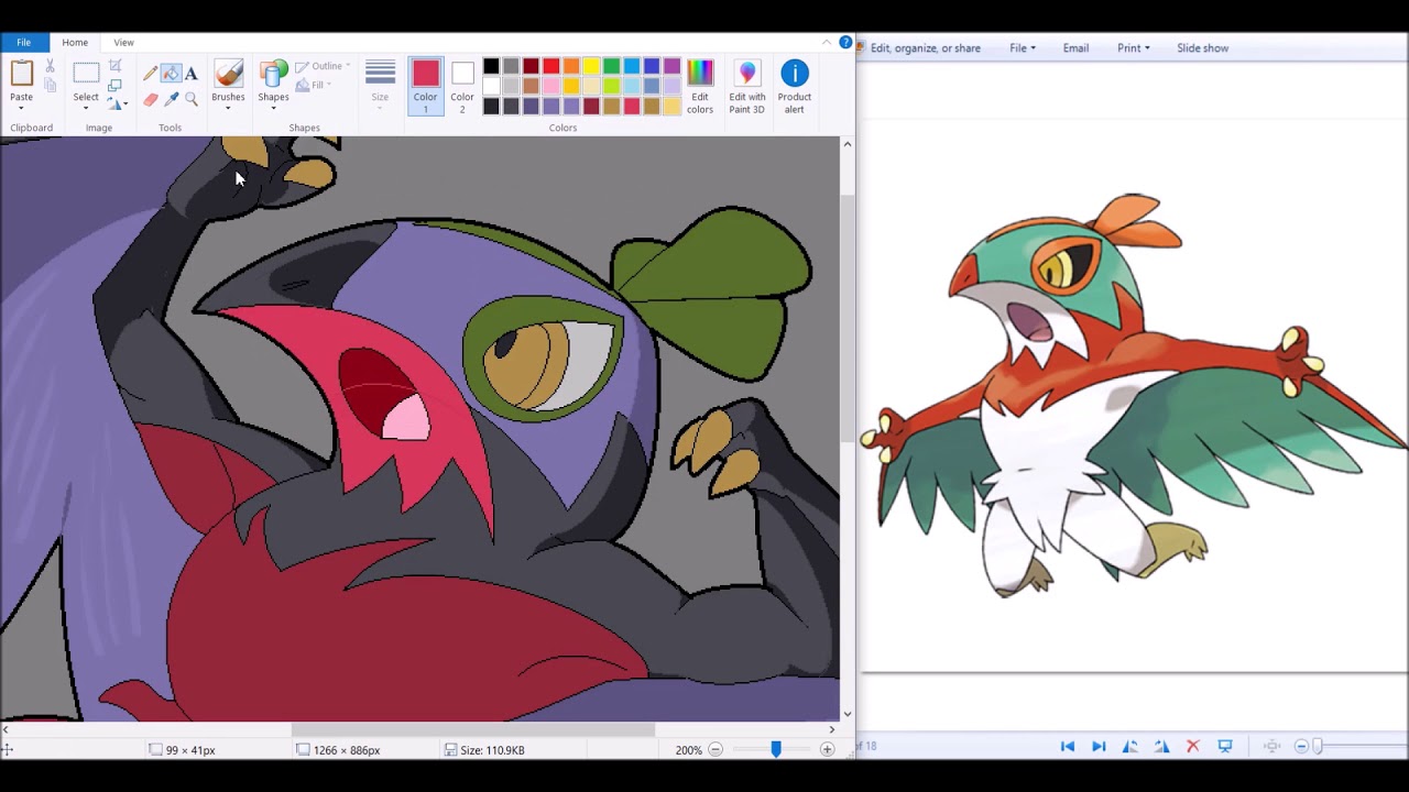 RR🗺️ Shiny Hawlucha [Speedpaint]