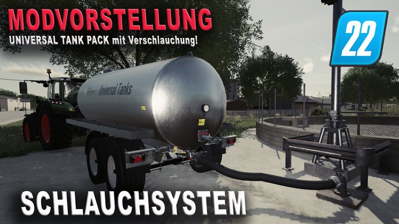LS22  Modvorstellung - Universal Tank Pack mit Schlauchsystem für alle Maps!
