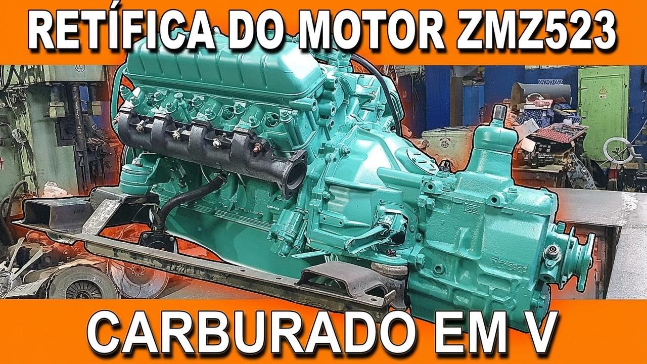 Motor carburado ZMZ523 para o Patibas ficou pronto!