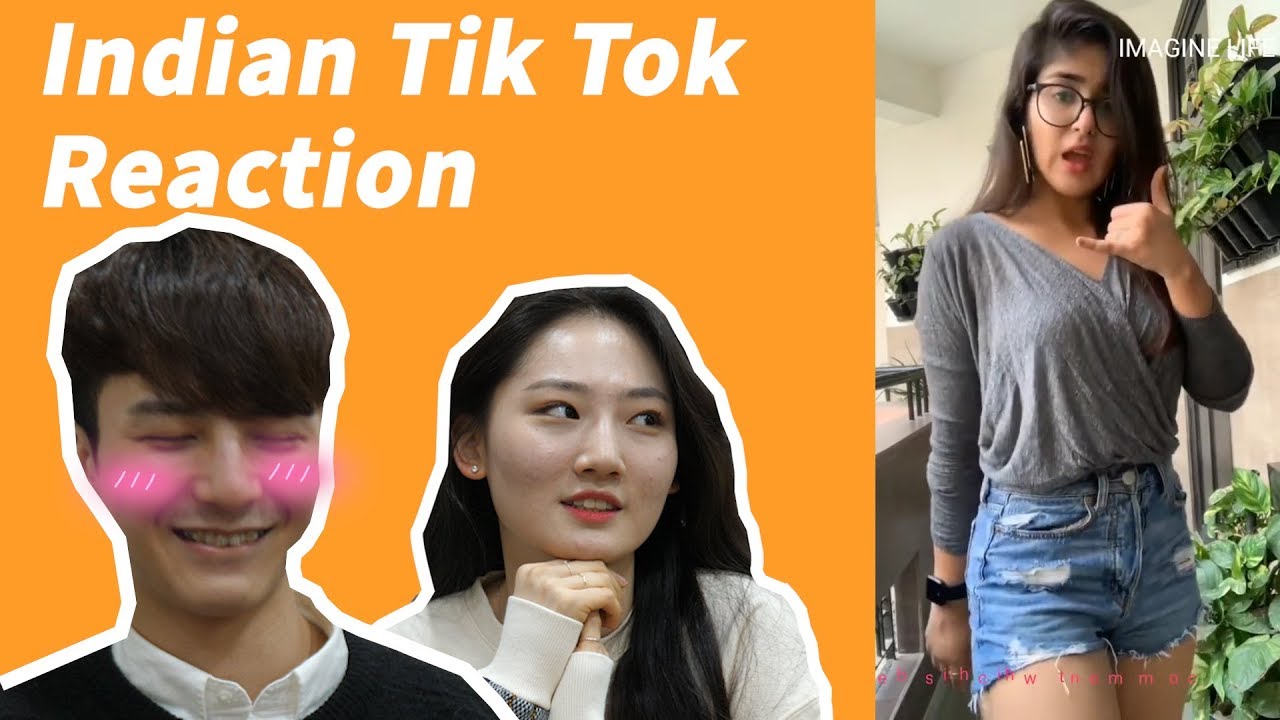 Indian TIK-TOK Video Reaction by Korean guys!