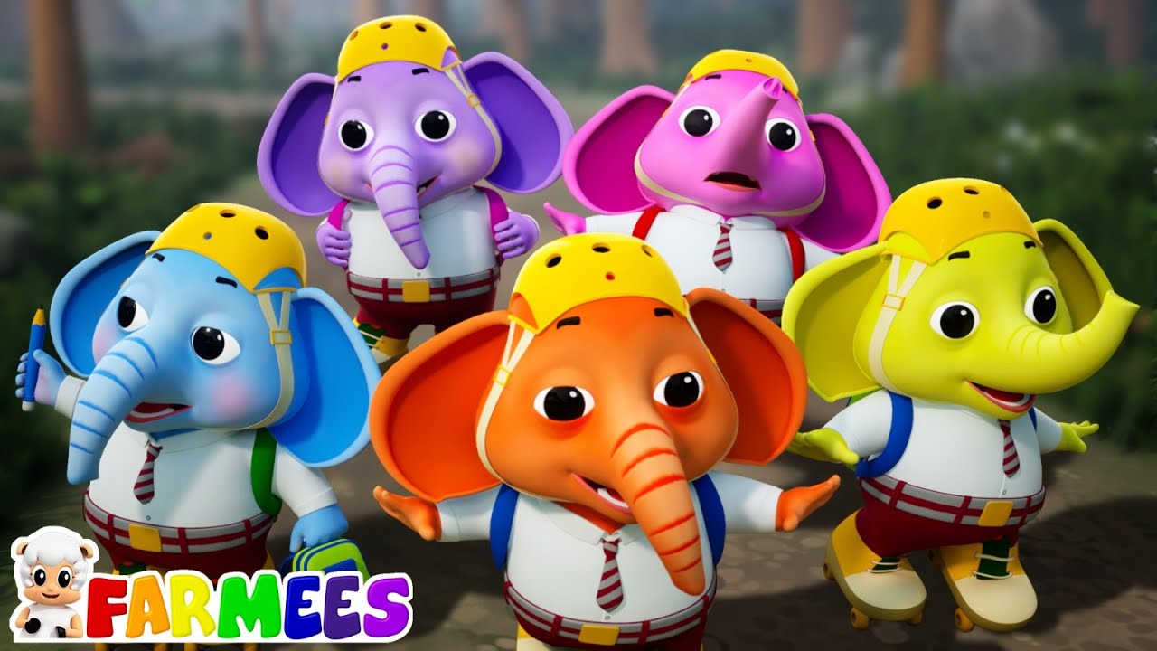 Ek Mota Hathi Song, एक मोटा हाथी, Farmees Hindi Nursery Rhymes and Baby Cartoon