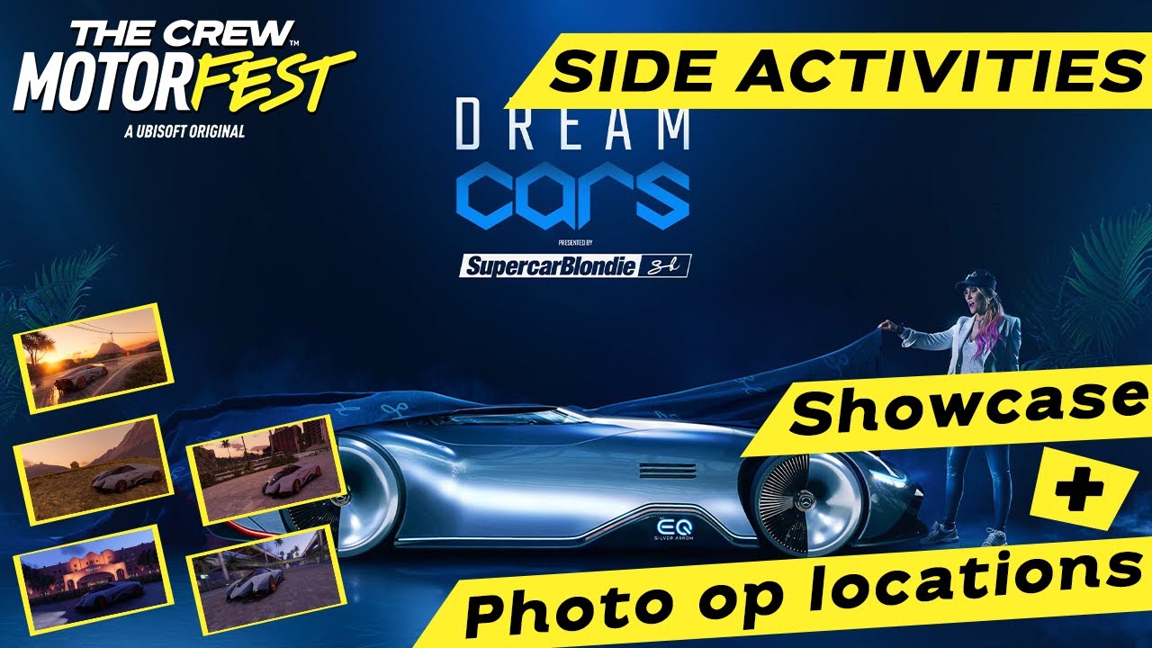 The Crew: Motorfest | Dream Cars | SIDE ACTIVITIES | Showcase and Photo op locations