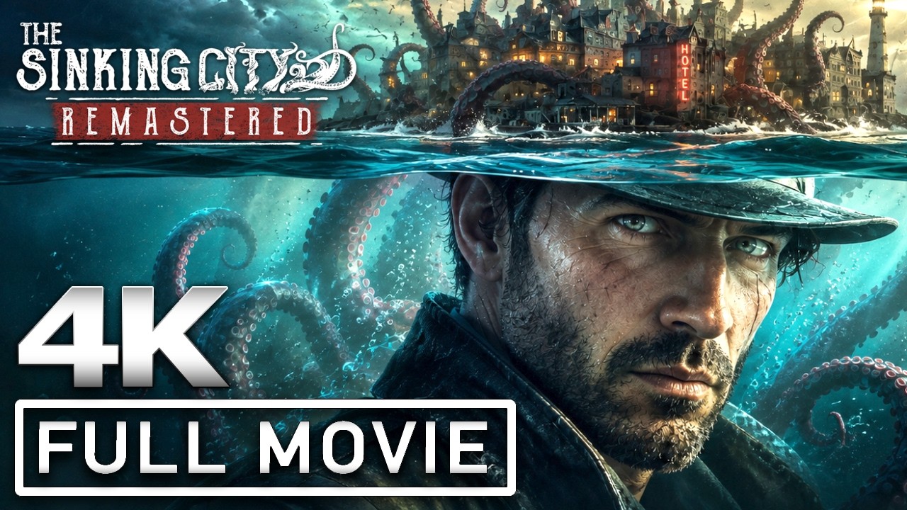THE SINKING CITY REMASTERED All Cutscenes (Full Game Movie) 4K 60FPS Ultra HD