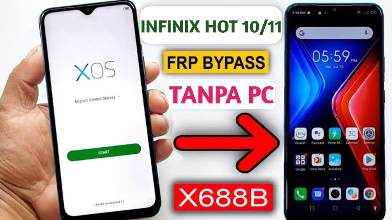 Infinix X688B/X662B Frp Bypass Android 11 | Infinix Hot 10/11 Google Account Bypass Without Pc 2024