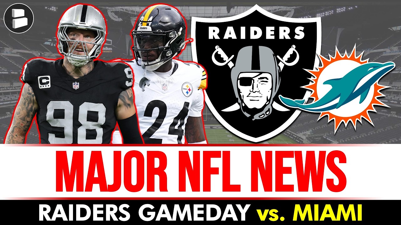 MAJOR NFL News Before NFL Week 1 Action: Raiders vs. Dolphins