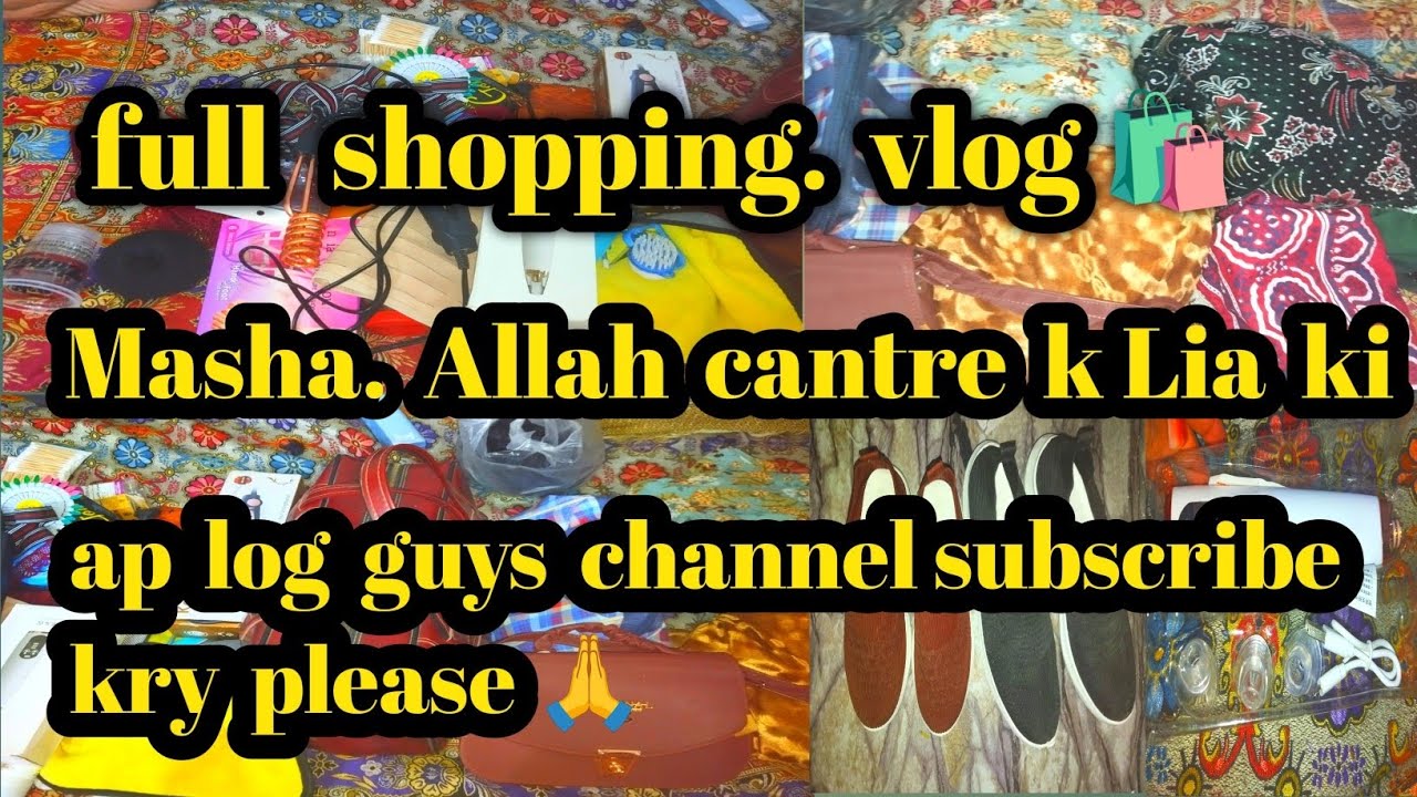 Full shopping 🛍️ vlog please channel KO subscribe krin 1k please 