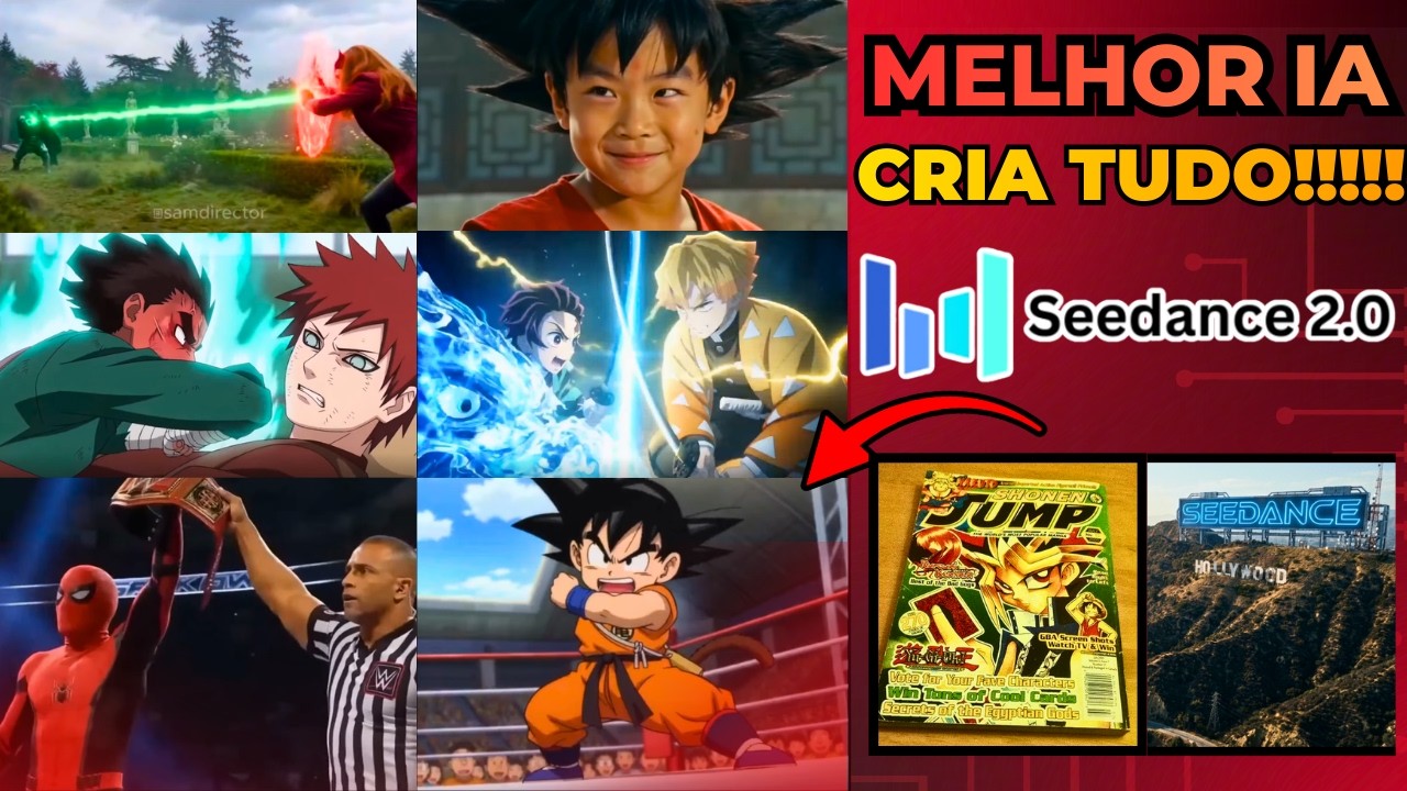A SEEDANCE 2.0 É A MELHOR IA PRA CRIAÇÃO DE VÍDEOS E EU VOU TE MOSTRAR!
