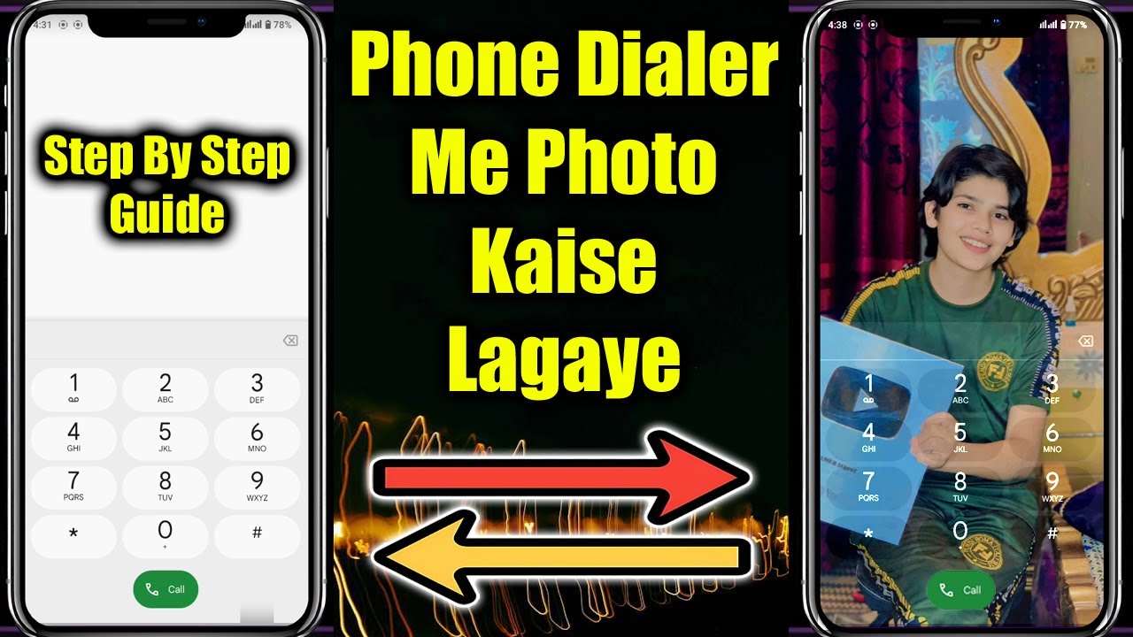 Phone Dialer Me Photo Kaise Lagaye All Mobile Method #mianumer053 #2