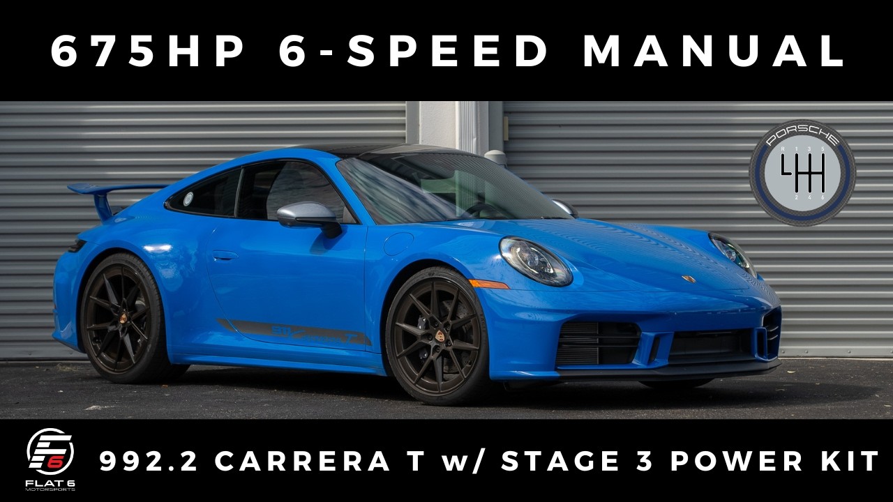 992.2 Carrera T с двигателем мощностью 675 л.с. (Flat 6 Motorsports)