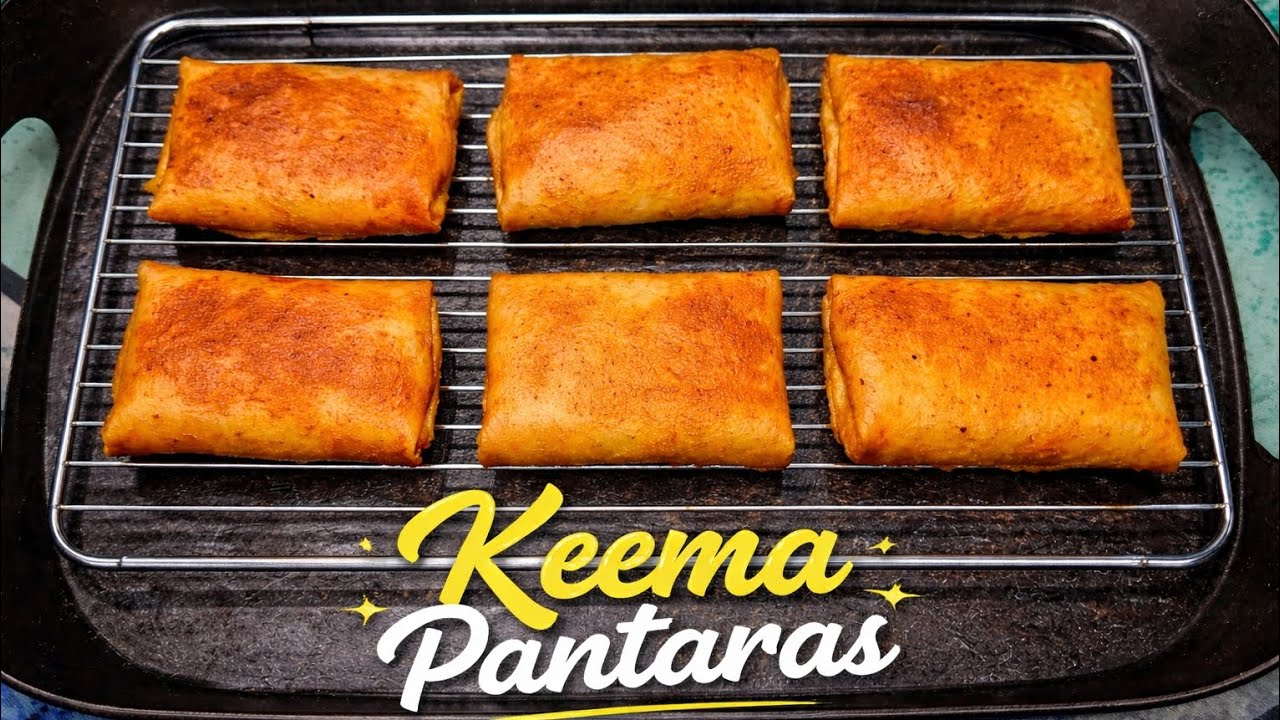 Special Keema Pantaras Recipe| Crispy and spicy 🔥 Pantaras
