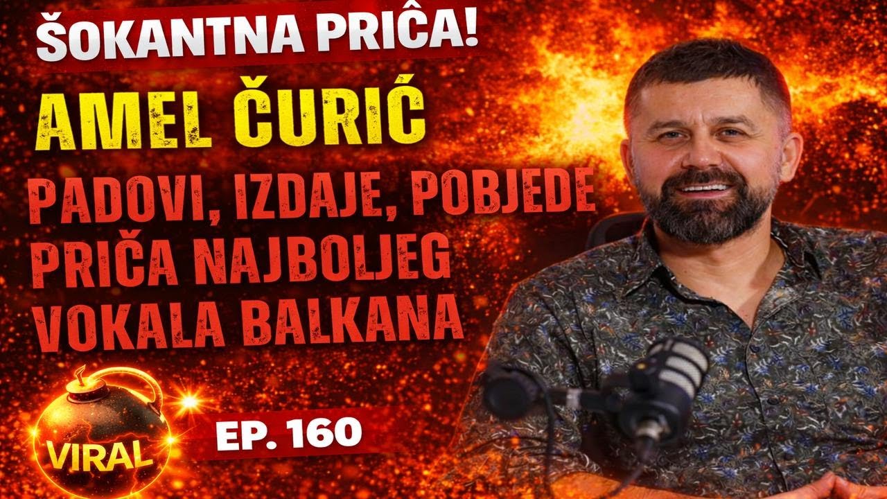 Balkan Rules Podcast Ep.160 - Amel Ćurić - Padovi, izdaje, pobjede - Priča najboljeg vokala Balkana!