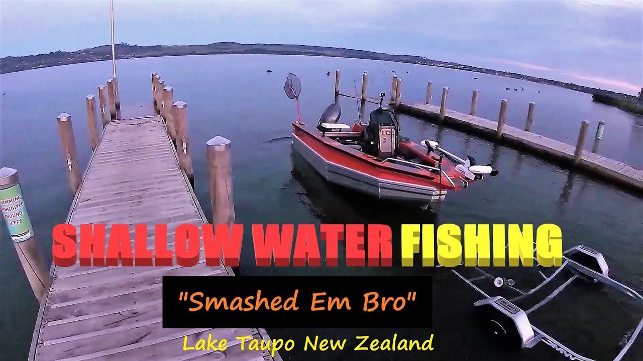 LAKE TAUPO SHALLOW WATER FISHING