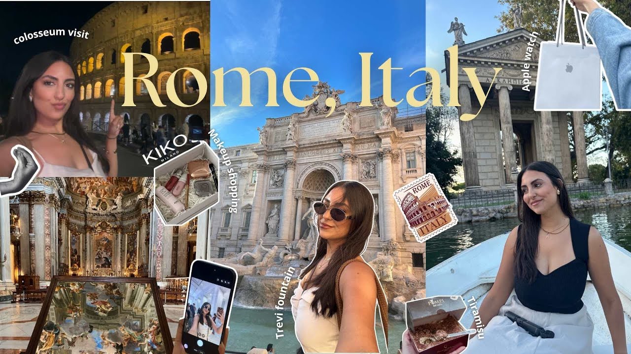 Rome كتاشفو معايا 🇮🇹| المدينة الأكثر رومانسية في العالم.Colosseum, Trevi Fountain, Night City walks.