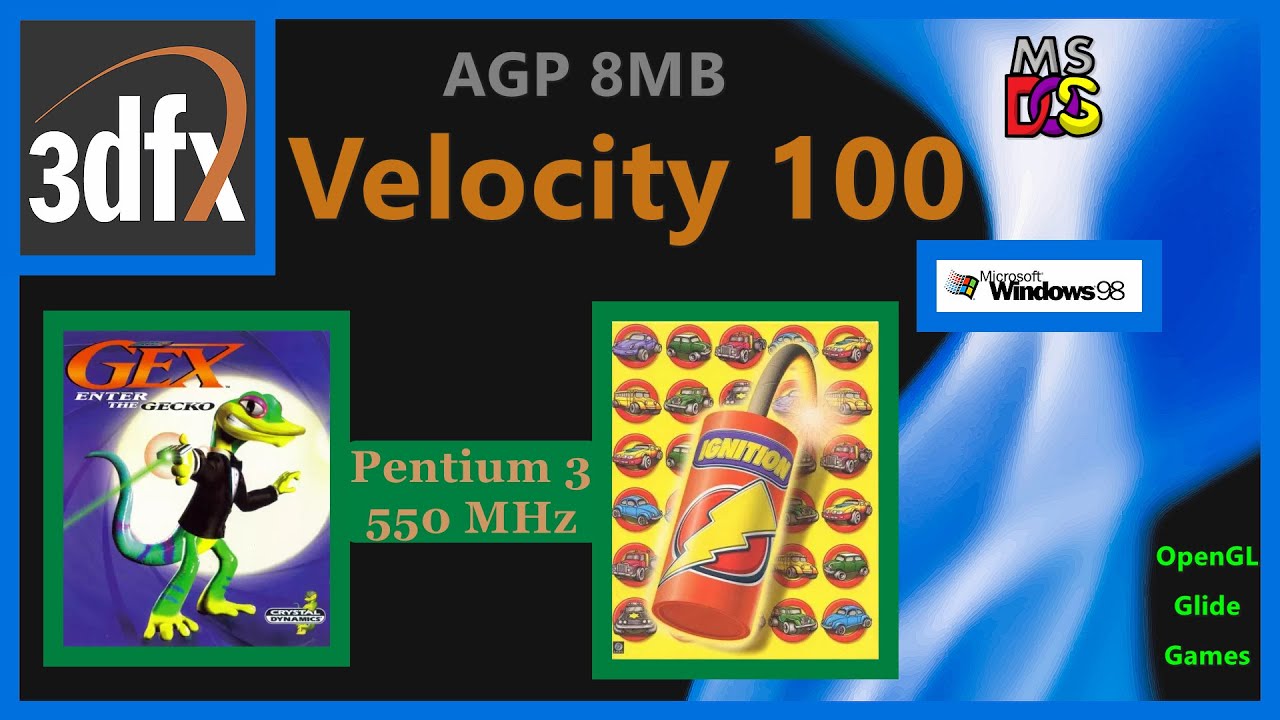 [3dfx] Odpalam Gry: Gex Enter The Gecko Oraz Ignition