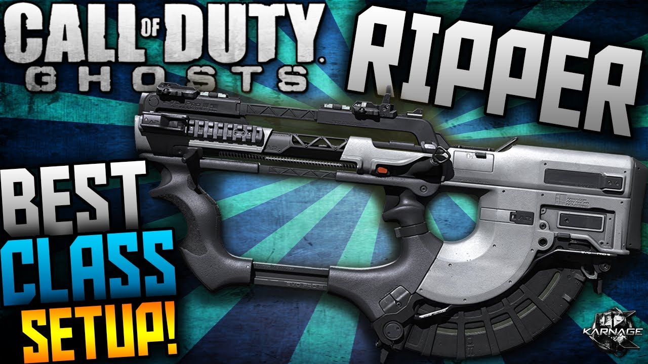 COD: Ghosts - "RIPPER" BEST CLASS SETUPS - HYBRID DLC GUN SETUPS FOR LOTS OF KILLS! (COD Ghosts)
