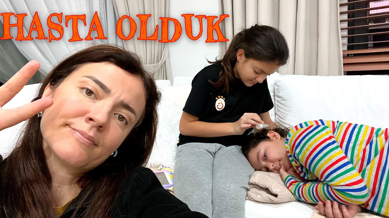 MASAL VE ÖYKÜ HASTA OLDU / Kızlarla birgün Vlog