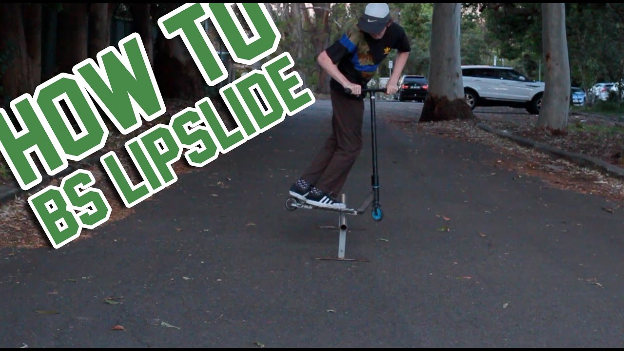 How To Backside Lipslide on a Scooter