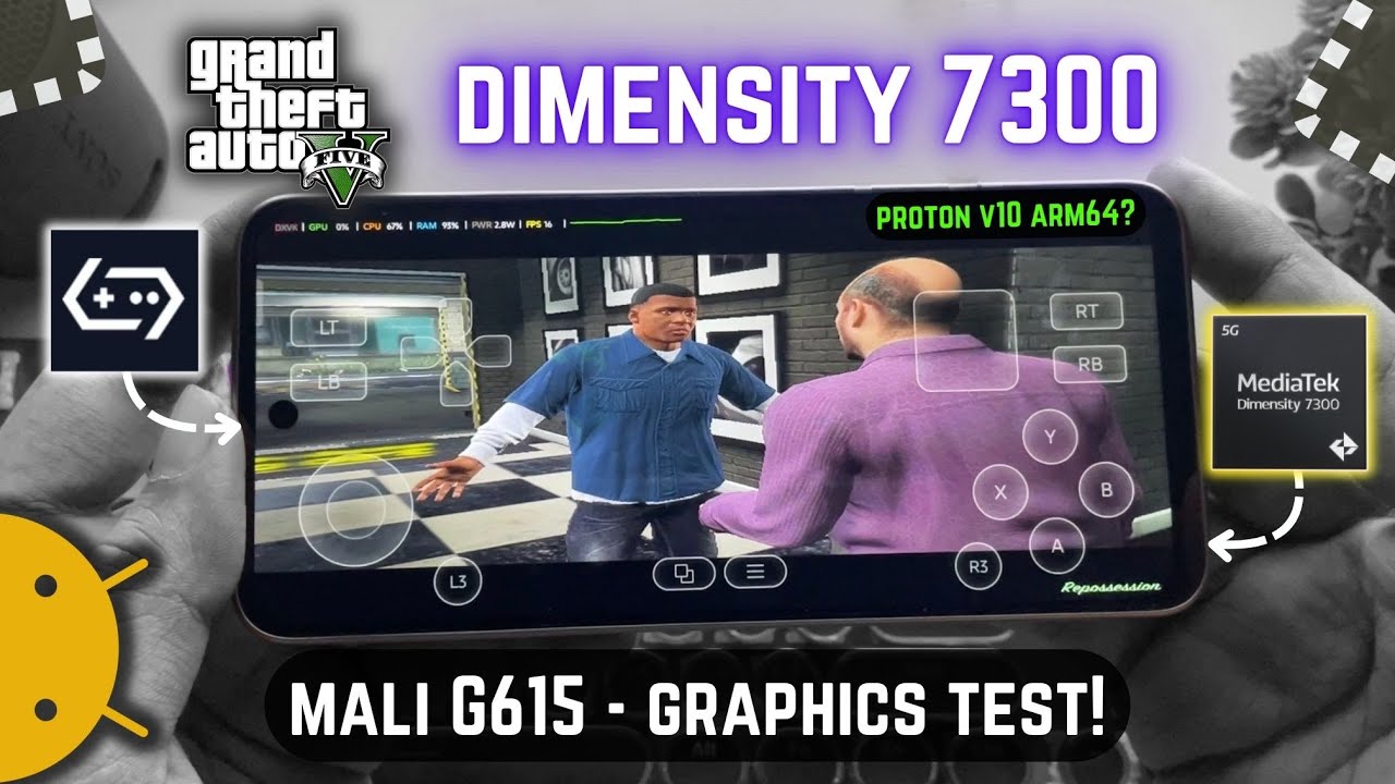 GameHub on MediaTek Dimensity 7300, 8GB RAM - Best Settings & Test!