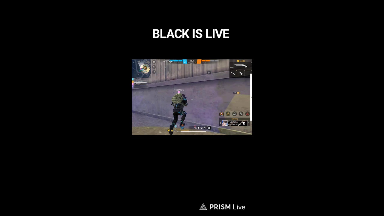 Live streaming of MR BLACK