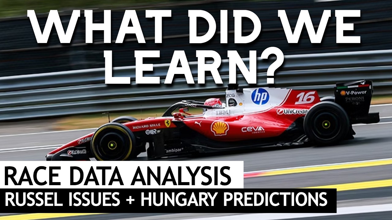 Lessons From The Belgian GP | RUS Issues + Merc Advantage Diminishing?| DATA ANALYSIS