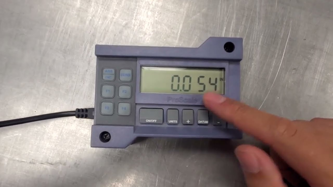 How to set offsets using a digital readout from Accurate Technology - ProScale