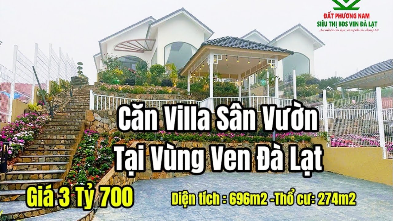 Chỉ với 3 tỷ 700 | Sở hữu ngay căn Villa Sân Vườn Tại Vùng Ven Đà Lạt| BDS VEN ĐÀ LẠT |#villa 