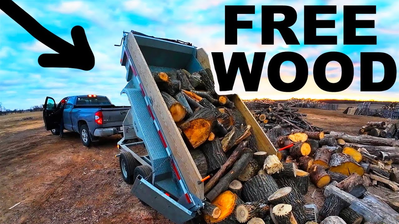 FREE OAK and BEECH FIREWOOD and a TRAILER TRAGEDY!
