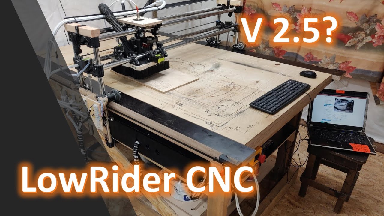 Lowrider CNC 2 build - overview and modifications