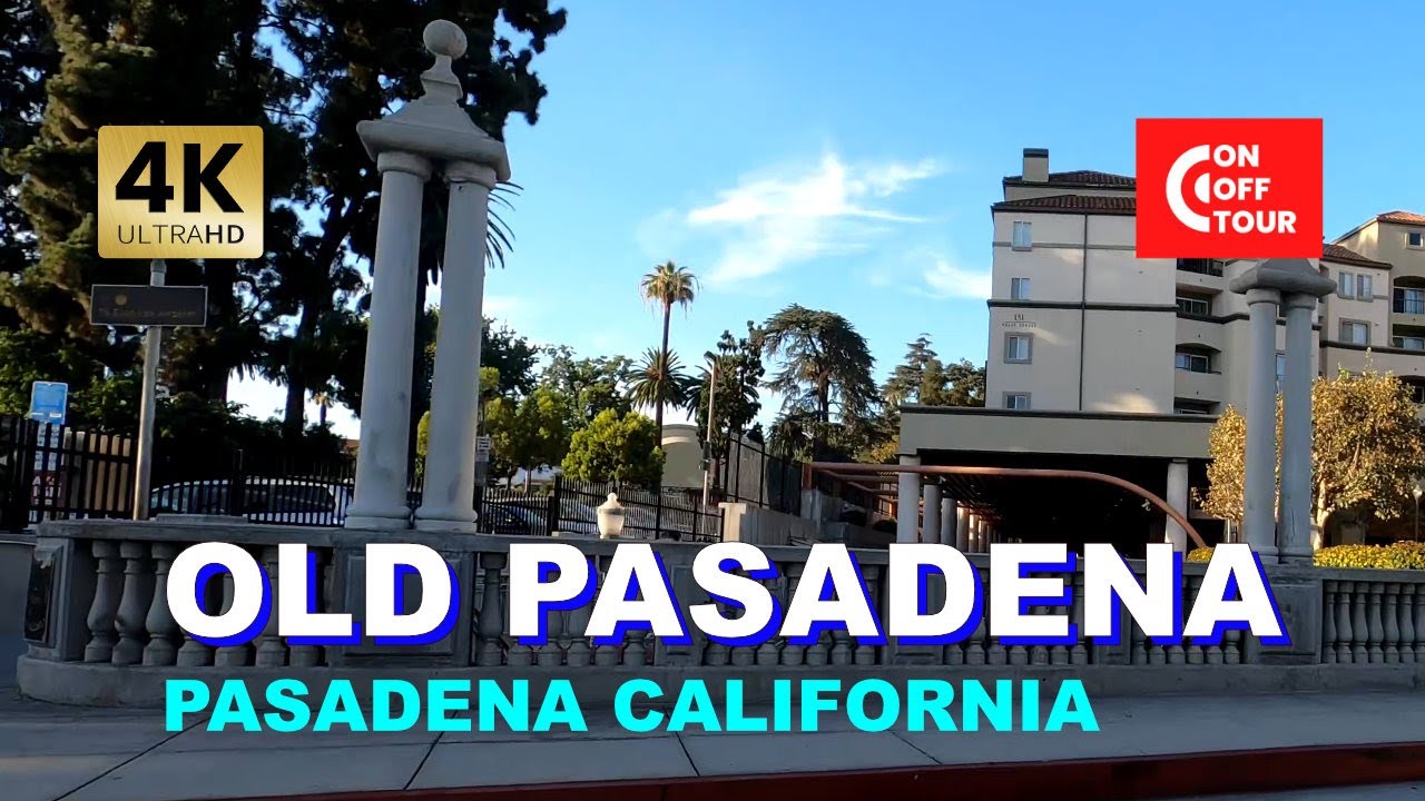 Old Pasadena Walking Tour [4K] Full Version | Pasadena, California