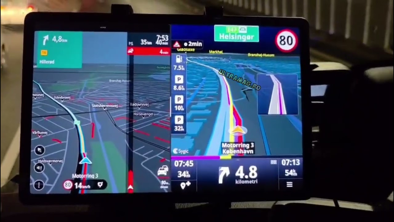Tabletă GPS Camion 4G Full Completă cu Trafic Live + Tv Online + Alerte Radare + Actualizări Hărți