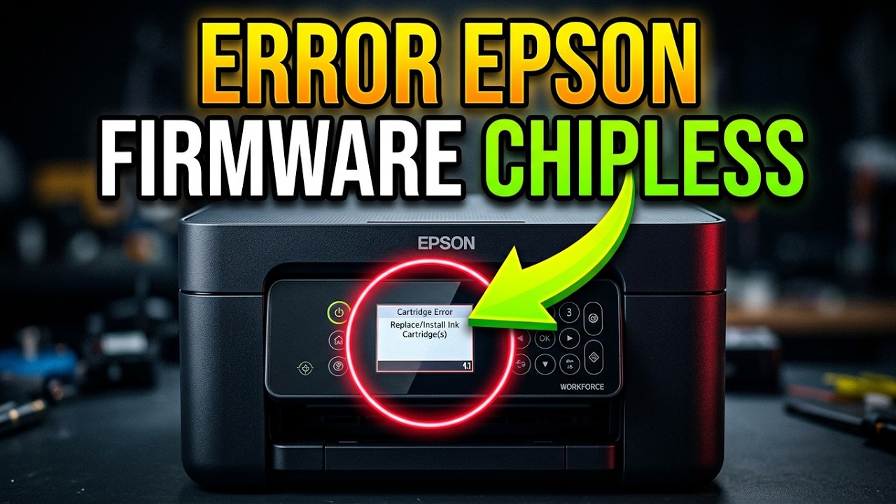 Firmware impresora Epson WF2850, WF2860, WF2830, WF2870 🖨️Chip Virtual | CHIPLESS✅