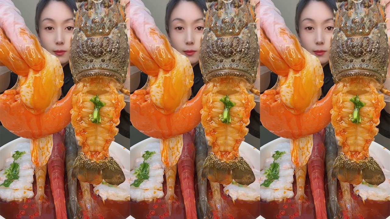 Most and biggest Lobster, Scallop, Carabinero Shrimp - 가장 크고 다양한 종류의 랍스터, 가리비, 카라비네로 새우| Mala먹방 #006