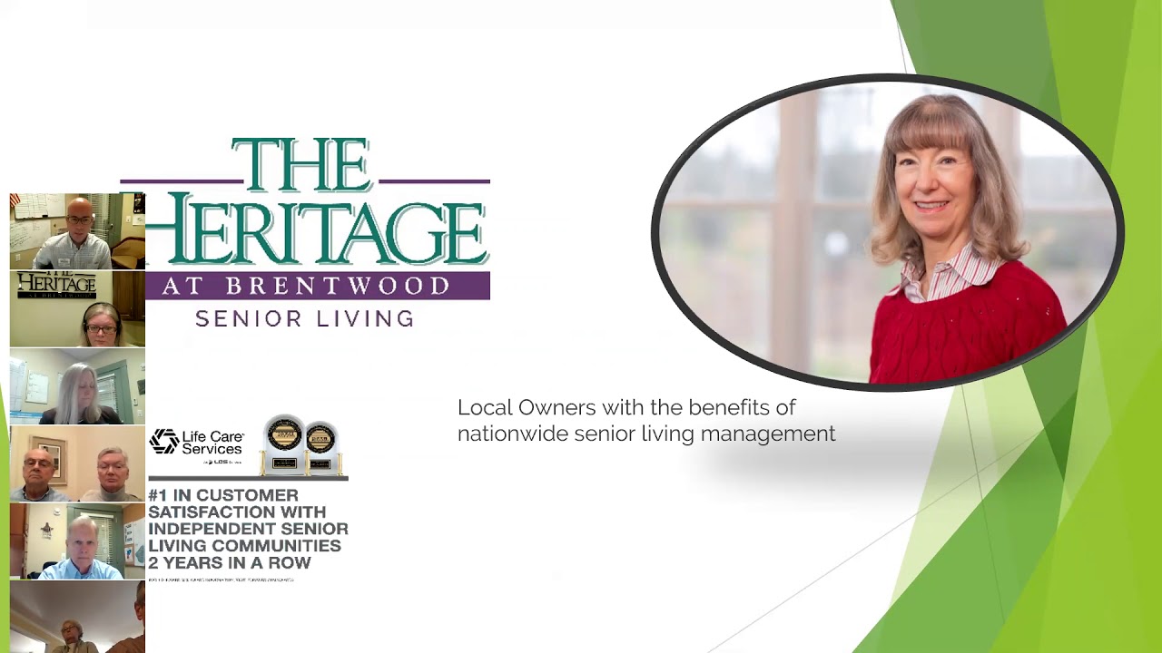The Heritage at Brentwood presents How to Shop Online for a Senior Community_January 14, 2021