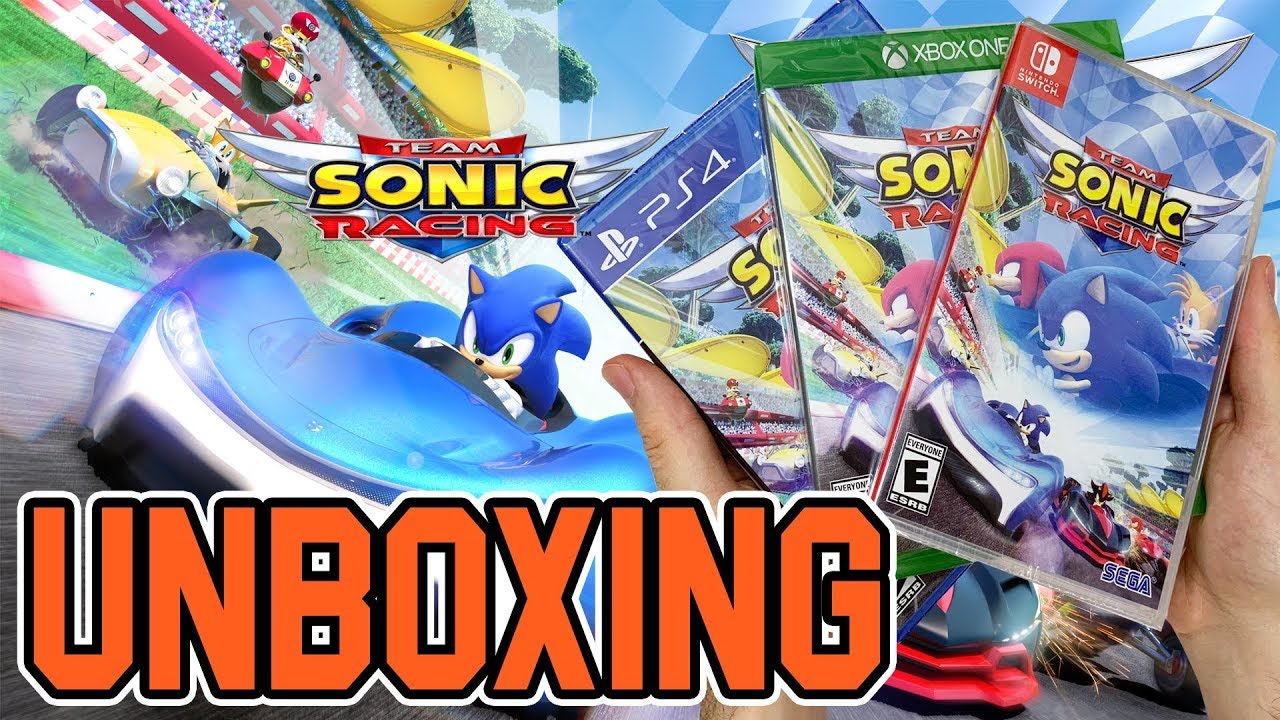 Team Sonic Racing (PS4/Xbox One/Switch) Unboxing!!