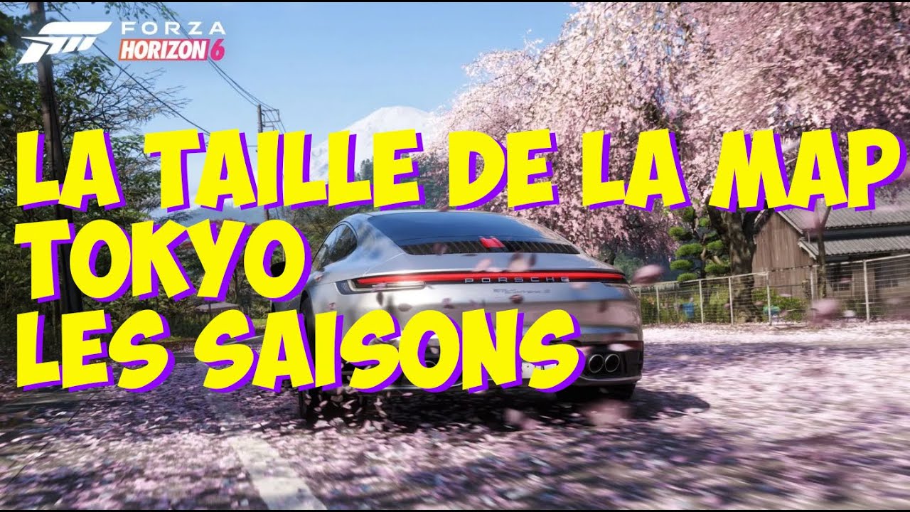 Forza horizon 6 - La map - Tokyo - Les saisons