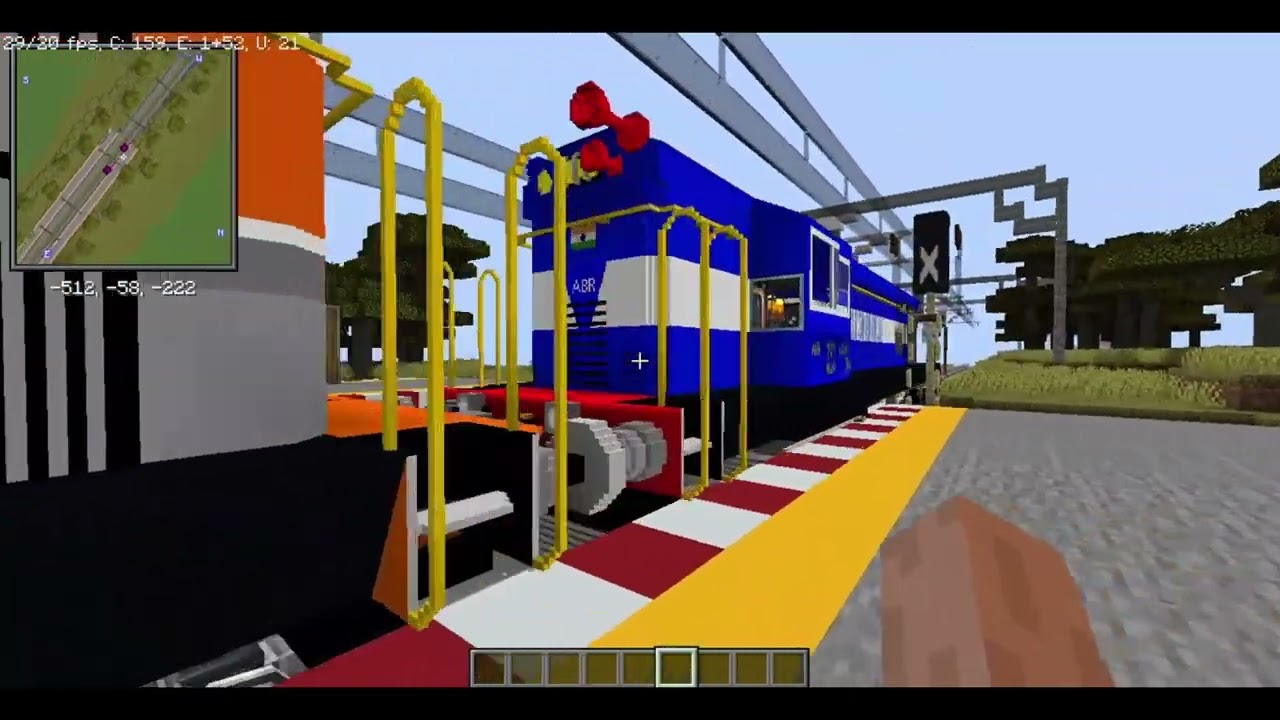 LDH ABR WDM 3A/Indian Railways/create/Minecraft/Indian Train in Minecraft/Create mod