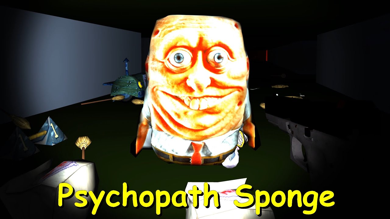 Psychopath Sponge Full Game & Ending Playthrough Gameplay