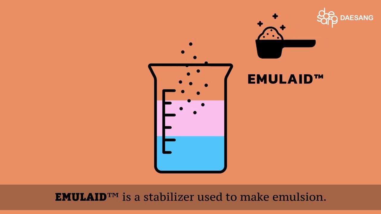 [DAESANG Ingredient] EMULAID™ - Vegan Emulsion Stabilizer
