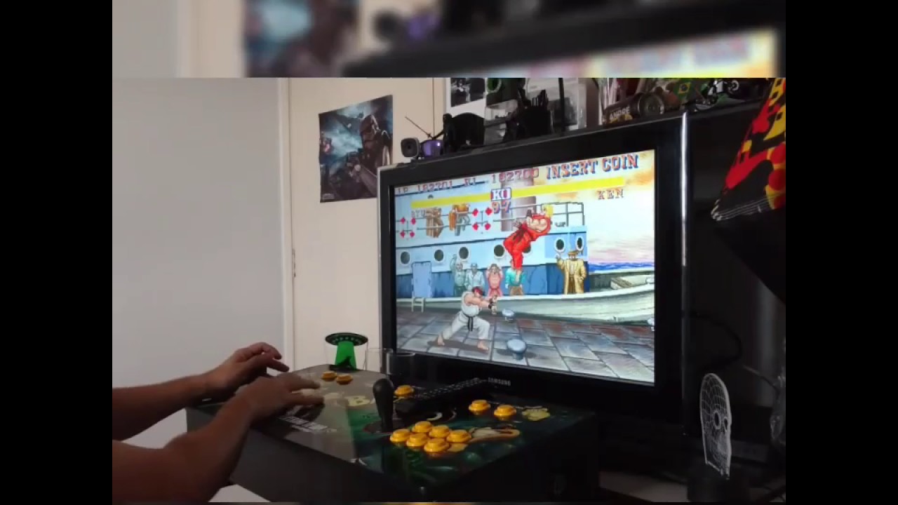 Fliperama de bar - Street Figther - # Ryu x Ken