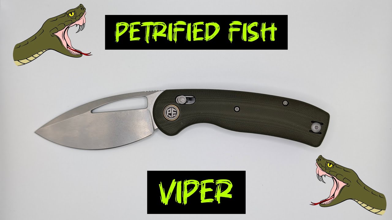 The Petrified Fish Viper! Budget, big blade, crossbar lock