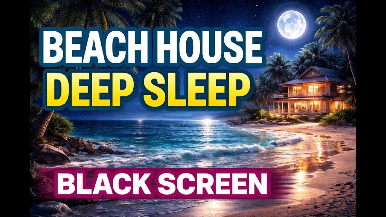 Beach House Deep Sleep Black Screen